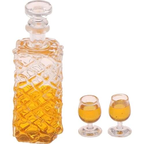 1 Set Colorful Wine Bottles Dollhouse Miniature 1:12 Scale Classic Toys For Kids Scale Models Baby DIY Toys