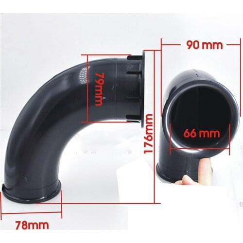 2pcs/lot Hole 79MM Model 1260 Bend Speaker Guide Tube Sonic Vent for 8 to 12 Inches