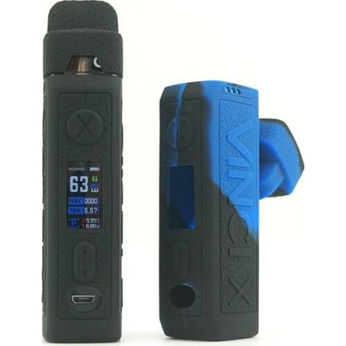 2pcs Texture Case for Voopoo Vinci X Mod Pod Kit Silicone case Skin Colorful Wrap Cover Skin For VINCI X Kit