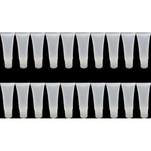 20x Lip Gloss Tube Containers Lip Balm Vials for Cosmetics DIY 10ml/15ml