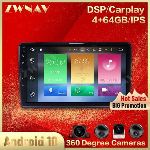 360Cameras IPS Screen For LADA Granta 2011 Android 10.0 Multimedia Player Screen Car Audio Radio Navigation Auto Recorder