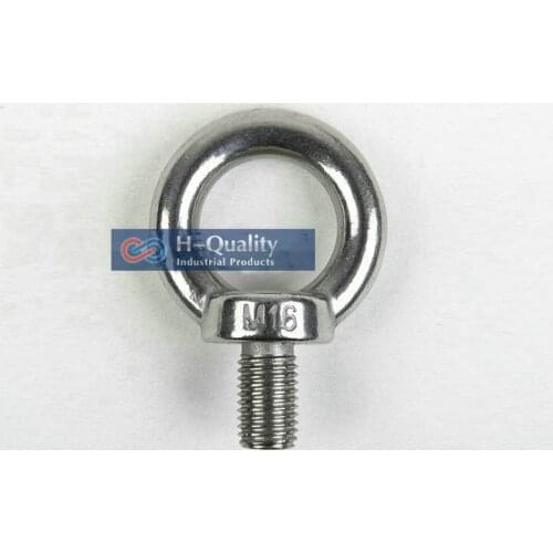 5PCS/LOT M16 DIN580 Metric Thread Stainless Steel 304 Double Eye Bolt