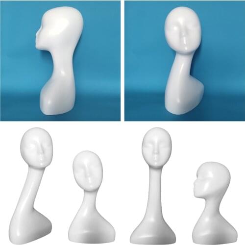 Abstract Mannequin Head Model Dummy Hair Hats Glasses Necklace Headscarf Scarf Display Holder Shop Supplies