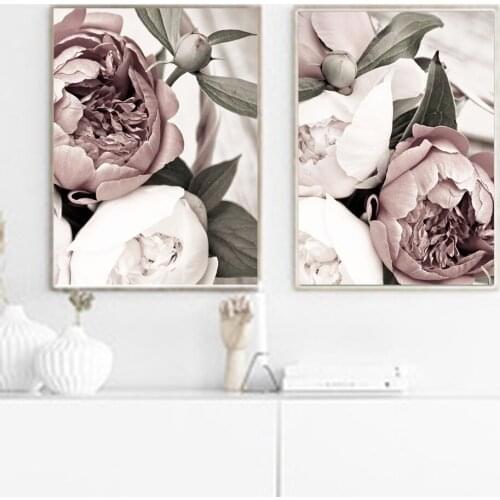 Pink Blush Peony Flower Diamond Mosaic Sale, 5d Diy Diamond Embroidery Full Square Round Drill 3 D Diamond Painting Flowers
