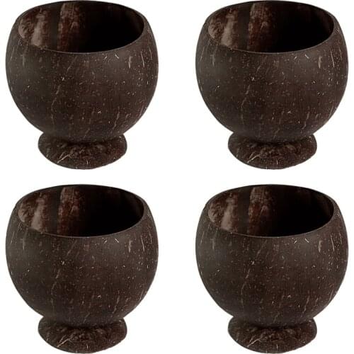 Can Pouring Candle Coconut Shell Cup,Coconut Cup Bowl,Coconut Wood Bowl, Creative Decoration Bowl,Storage Bowl