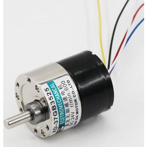12V brushless motor 24V DC motor 37 brushless deceleration small motor forward and reverse motor slow speed motor