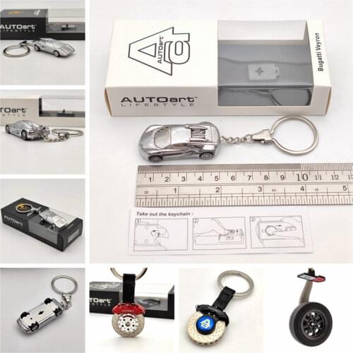 Autoart Lifestyle Keyring Keychain 1:6 Brake Disc / 1:87 Models car / 1:18 Wheel Diecast Collection Gift