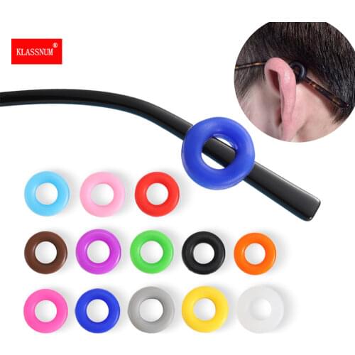 Eyeglass Temple Tips Sleeve Retainer Silicone Anti-slip Holder Elastic Comfort Glasses Ear Hook Mirror Leg Glasses Accessories