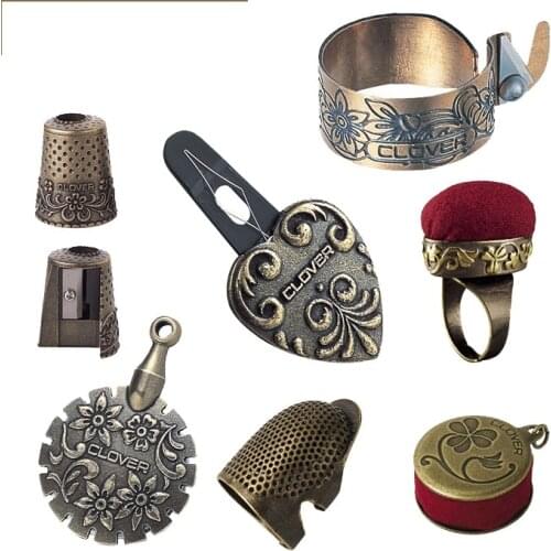 Clover Wear needle detector thimble pin cushion Pencil sharpener Seven times by hand