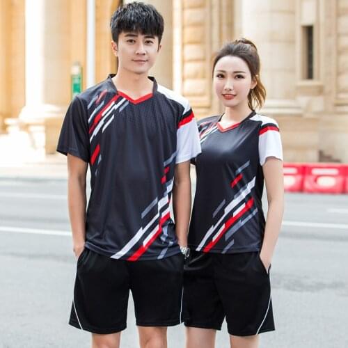 Badminton t-shirts Men/Women,golf shirt Tennis shirts kits male ,table tennis jerseys ,Quick dry game sports shorts t-shirts