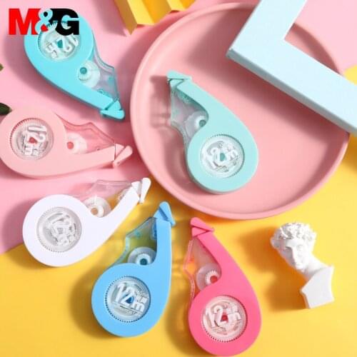 M&G 1 pc 12m Correction Tape White tape & Cream color corrector tape use in different color paper school office stationery