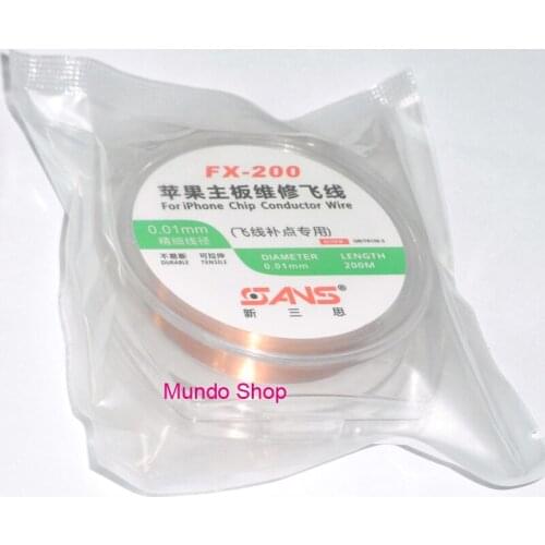 High fine 0.01mm Mainboard Maintenance Fly Line for iPhone 6 6S 5s Fingerprint Repair Computer cell phone maintenance, 5pcs/lot