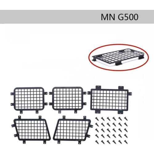 DJ MN Metal Stereo Window Net 1:12 G500 Mercedes G500 RC Car Upgrade Accessories Parts carro de control remoto