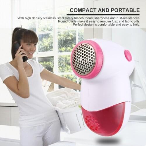 Mini Electric Sweater Lint Remover Portable Clothes Sweater Hair Ball Trimmer Fabrics Fuzz Shaver Random Color