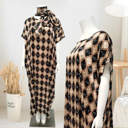 Muslim Hijab Dess Womens Abaya Turkey Dubai Middle East Eid Clothing Print Big Swing Maxi Dresses 2021 Summer Kuftan Long Robe