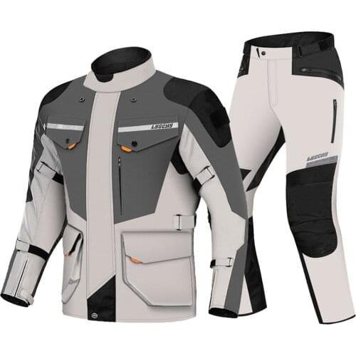 Motorcycle Jacket Men Waterproof Motorbike Riding Autumn Winter Moto Jacket Cold-proof Motorcycle Protective Gear Armor