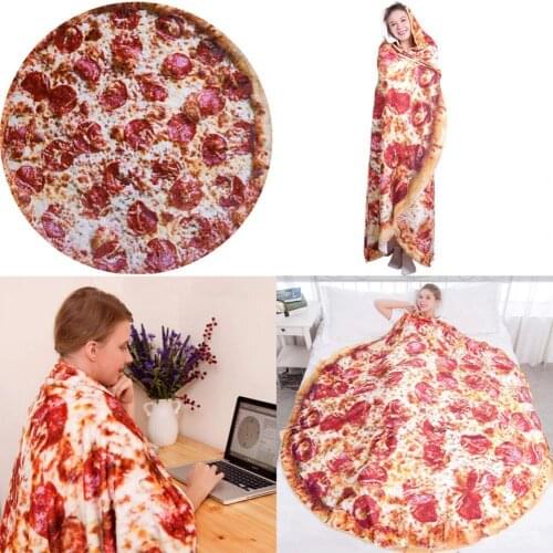 Burrito Blanket Soft Burrito Print Yellow Soft Flannel Burrito Blanket Bed Sofa Wool Plush Bedspread for Home