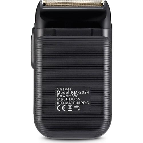 Rechargeable Floating Reciprocating Dual Blade Trimmer for Men Face Care