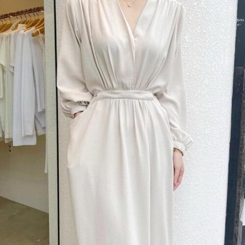 Summer Korean Designer Elegant Long Dress Women French Retro Solid Sashes Chic Dress Pretty Party Night Club Ladies Dress 2021