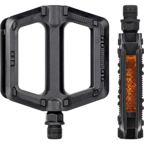 1 Pair High Quality Portable MTB Bike Bicycle Pedals Plastic Road Bike Double Pedals Cycling Mountain Bike Parts