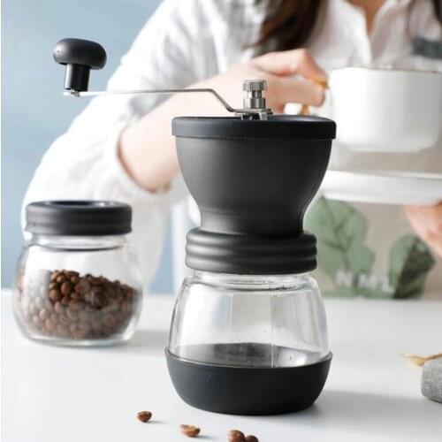 Portable Coffee Pot Coffee Machine Hand-Cranked Home Coffee Grinder Coffee Bean Grinder Boiled Milk Coffee Kettle