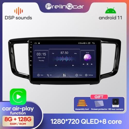 Prelingcar Android 10.0 NO DVD 2 Din Car Radio Multimedia Video Player Navigation GPS For HONDA Odyssey 2015 16 178 18 2019 IPS