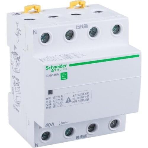 ICNV 3P+N 40A A9C69440 ICNV self-restoring overvoltage protector, 4P, 40A, 400V(operating voltage)