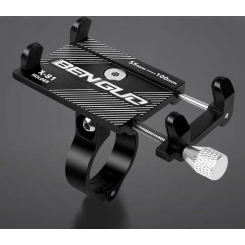 Bicycle Rack Bicycle Phone Holder Anti-Slip Adjustable Navigation Racks Phone Racks Mount Handlebar Holder Extender Accessories