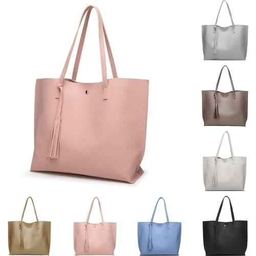All-Match Korean Style Womens Fashion Large Capacity Shoulder Bag Tote Handbag