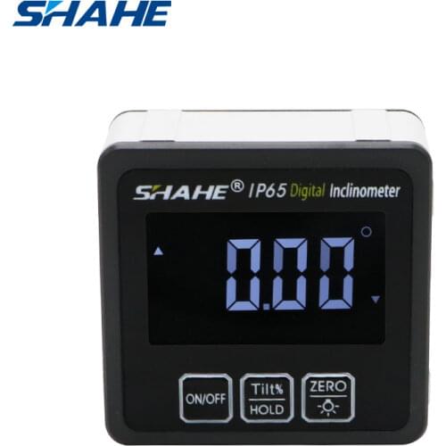 Shahe Precision Digital Protractor Inclinometer Level Box Digital Angle Finder Bevel Box With Magnet Base Protractor digital