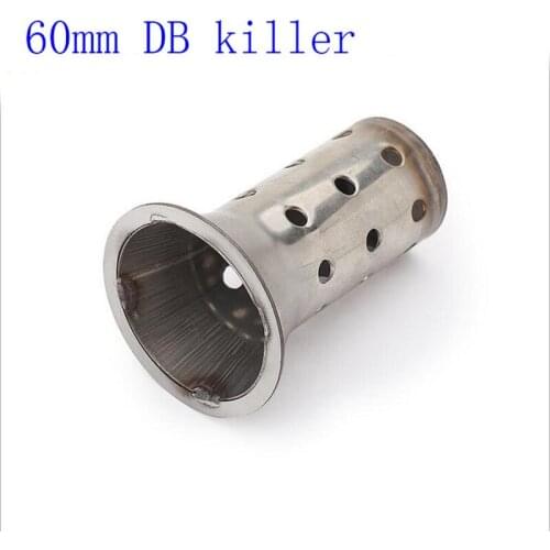 For 51mm 60mm Inlet Motorcycle Exhaust Muffler DB Killer Movable DB Killer Silencer Noise Sound Eliminator