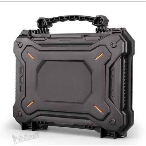 Hunting Outdoor Gun Safety Case Pistol Box with Foam Padded Camera Protective Case Waterproof Tactical Gun Pistol Hard Shell Box
