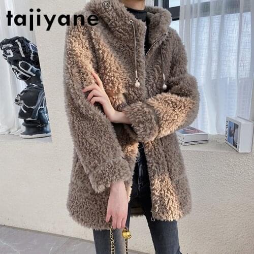 Tajiyane Winter 2020 Womens Winter Jacket Women Real Fur Coat Woman 100% Jackets Female Hooded Parkas Coats Mujer Parkas TN1430