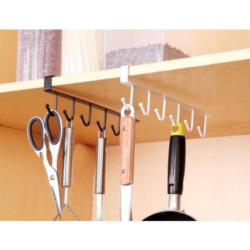 1PC Kitchen Bathroom Organizer Storage Shelf Multi-functional Cupboard Hanging Hook Shelf Towel Chest Cup Drainer Holder QA 168