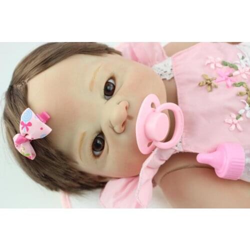 100% Full silicone reborn baby dolls for sale handmade soft newborn baby real alive doll toys for children