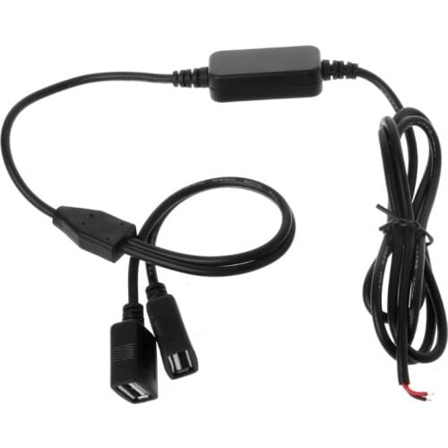 12V to 5V 3A USB Vehicle Car Power Converter Car USB Charger Power Supply Converter For DVR