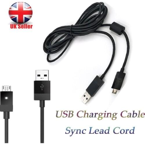 2.75 Meter Micro USB Charge charging Power Cable For PS4 Xbox One Controllers Battery Charging cable with LED charging indicator