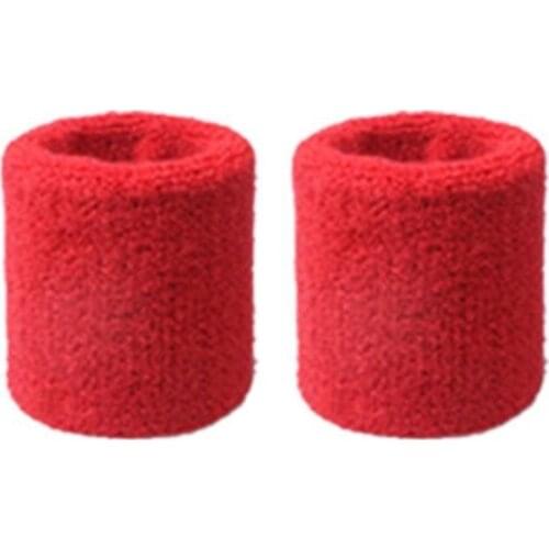 2Pcs Wristbands Absorb Sweat Towel Wrist Protector for Badminton Tennis Sport