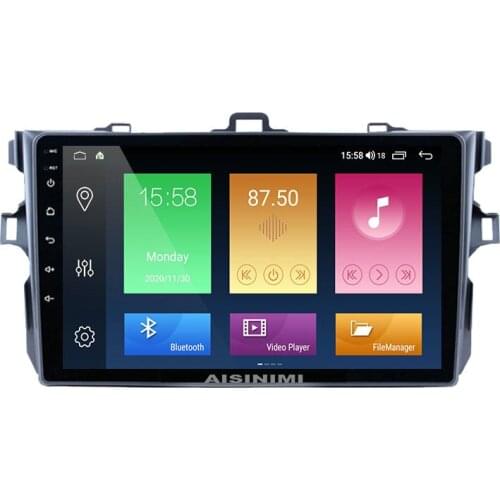 AISINIMI Android 10 Car Dvd Player navigation For Toyota corolla 2006 --- 2013 car radio Car Audio Gps Multimedia Stereo Monitor