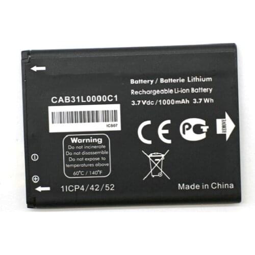 CAB31L0000C1 CAB31L0000C2 Phone battery for Alcatel i808 TCL T66 A890 One Touch 282/813/890D/891/979/3041D