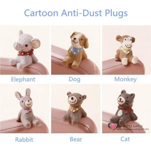 Free shipping Anti-dust plugs 3.5mm Earphone Headphone Cap Charm mini figures PVC toys anime phone cable decoration kids gifts