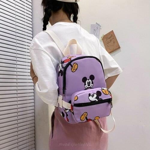 Disney Bag Mickey Kids Backpack Toddler School Bags Kindergarten Schoolbag Girls Boys Cute Cartoon Minnie1-3-5 Years Mochilas
