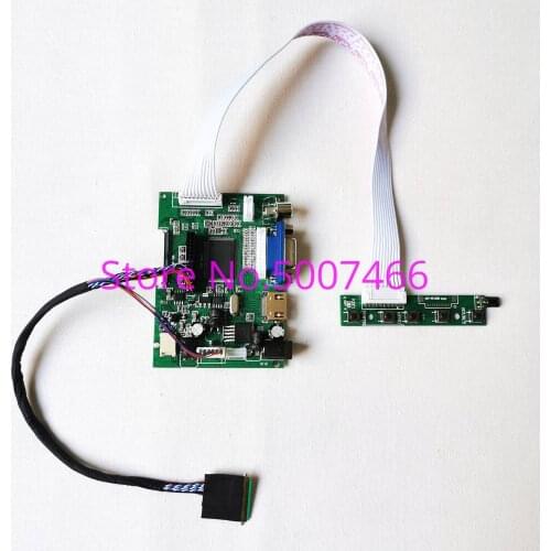 For LTN140AT21-001/002/802/C01/C02/W01 WLED LVDS 40-Pin 1366*768 VGA+2AV 14" LCD screen monitor control drive card DIY kit