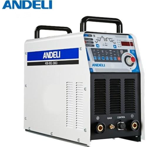 ANDELI inverter ac dc digital square wave pulse tig TIG-250PAC tig aluminum with aluminum alloy tig welder