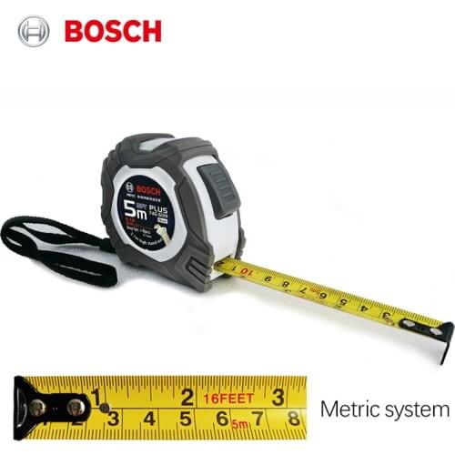 BOSCH 5M tape measure telescopic metric unit soft ruler high precision DIY work measuring tool portable steel tape measure