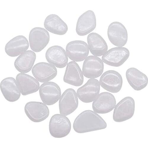 Hot 500Pcs Luminous Pebbles, Backyard Decoration, Yard Decorations, Outdoor Decoration, Luminous Stone Garden Rocks