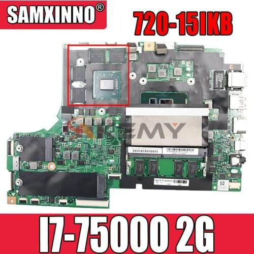 5B20P26392 For Lenovo YOGA 720-15IKB Laptop Motherboard Onboard I7-7500O 2GVideocard 4G RAM 720-15IKB motherboard 100% test work
