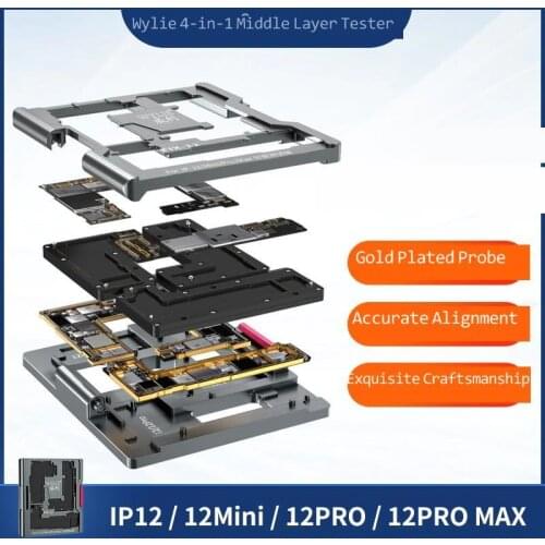 Motherboard Middle Layer Tester Platform for iPhone 12 / 12 PRO / 12 MINI / 12 PRO MAX Logic board Lower Middle Layered Tester