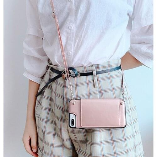 Fashion wallet card crossbody bag chain leather case for huawei P40 pro Mate30 pro P40Lite P30 mate20 Pro case P30Lite cover