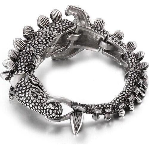 HAOLYNJOY Stainless Steel Swordfish Bracelet Mens Animal Series Bracelets Jewelry Gift